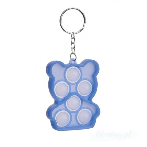Popit brelok antystresowy Push Bubble miś