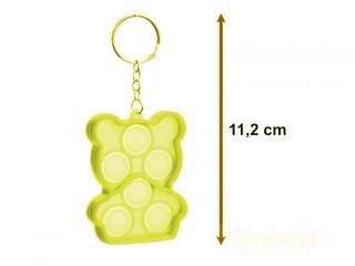 Popit brelok antystresowy Push Bubble miś