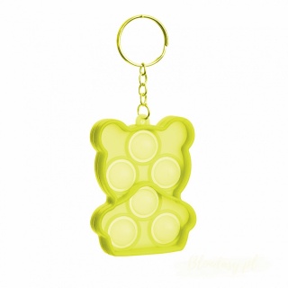Popit brelok antystresowy Push Bubble miś