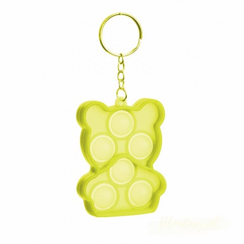 Popit brelok antystresowy Push Bubble miś