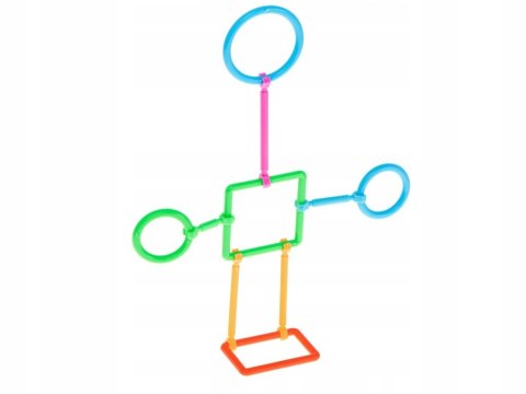 Klocki Przestrzenne SMART STICK patyczki 300el.