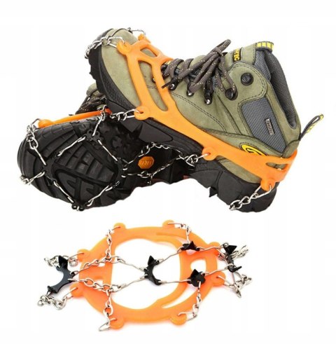 Raczki na buty kolce antypoślizgowe na śnieg i lód łańcuchy rozmiar 37 - 45