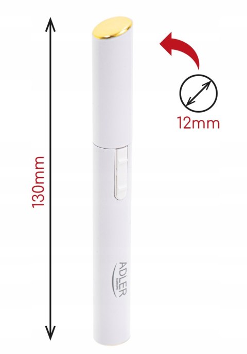 Trymer do brwi depilator do twarzy precyzyjny nakładka do regulacji biały