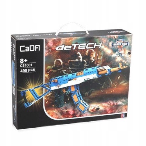 Kałasznikow AK-47 kałach klocki techniczne CADA 498 elementów