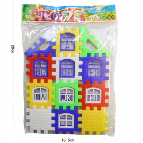 Klocki Edukacyjne DOMEK zestaw 24el.