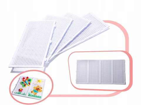 Klocki Przestrzenne grzybki magiczny zestaw 600 elementów