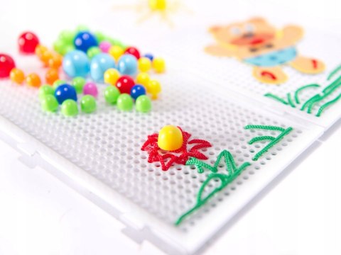 Klocki Przestrzenne grzybki magiczny zestaw 600 elementów