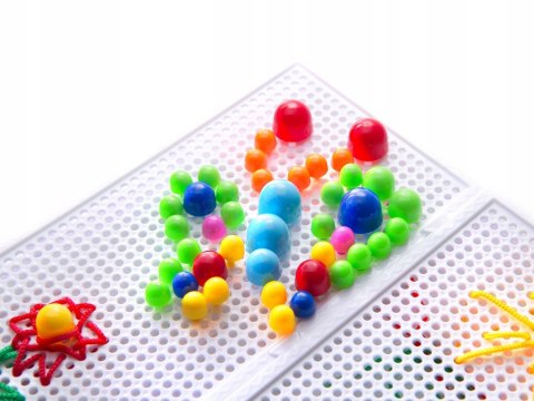 Klocki Przestrzenne grzybki magiczny zestaw 600 elementów