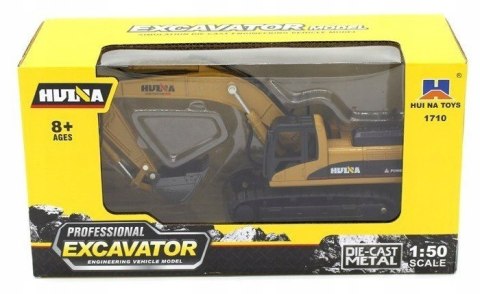 Koparka gąsienicowa model Die Cast Huina