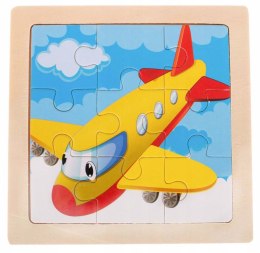 Puzzle drewniane układanka samolot