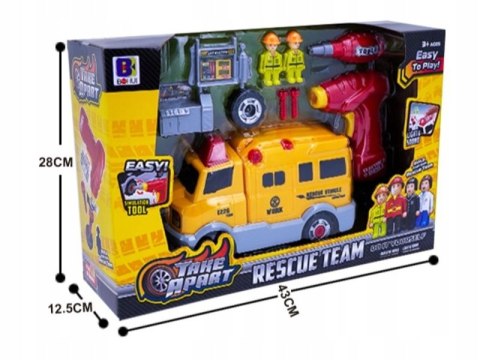 Samochód, Ciężarówka do rozkręcania i skręcania