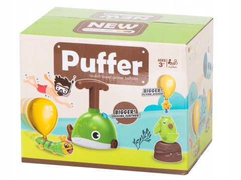 Samochód aerodynamiczny wyrzutnia balonów + balony