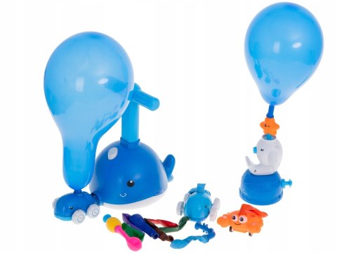 Samochód aerodynamiczny wyrzutnia balonów + balony