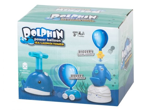 Samochód aerodynamiczny wyrzutnia balonów + balony