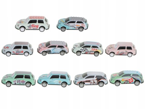 Zestaw samochodzików pojazdy 10szt.