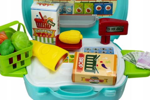 Zestaw sklep z warzywamii - Walizka autobus 23el