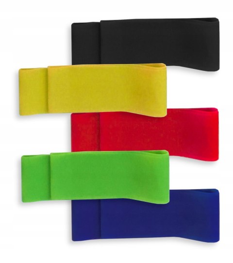 Gumy do ćwiczeń fitness zestaw 5szt.