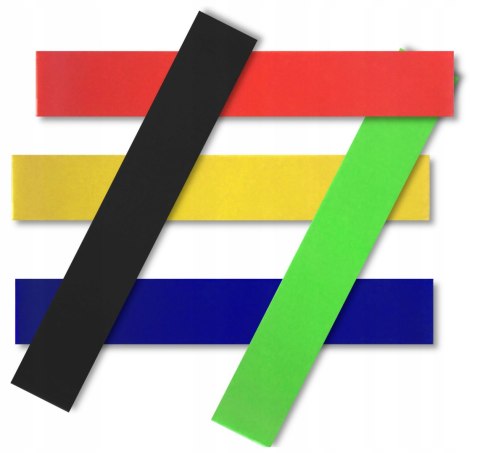 Gumy do ćwiczeń fitness zestaw 5szt.