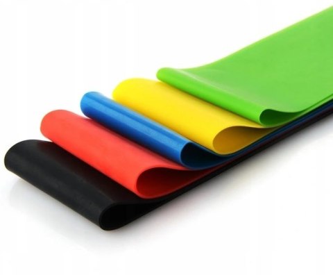 Gumy do ćwiczeń fitness zestaw 5szt.