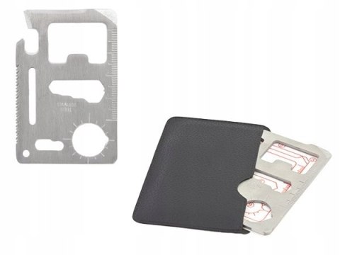 KARTA PRZEŻYCIA SURVIVAL 11w1 NA BIWAK DO PORTFELA