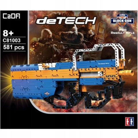 Karabin maszynowy P90 klocki techniczne Cada