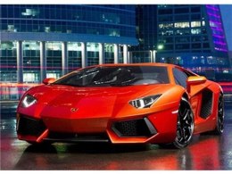 Lamborghini samochód Haft Diamentowy Obraz mozaika