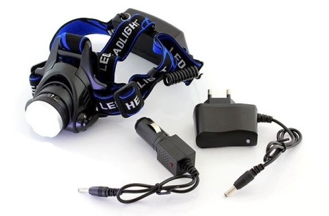 Latarka czołowa wygodna czołówka z mocną diodą