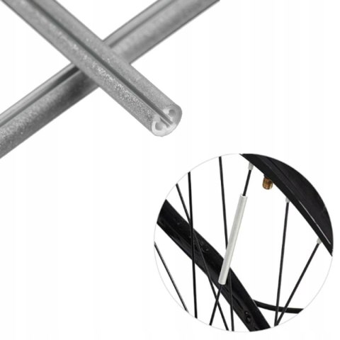 Odblaskowe rurki na szprychy rowerowe