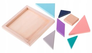 Puzzle drewniane układnka klocki