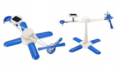 Robot solarny 6w1 - wiatrak helikopter auto robot