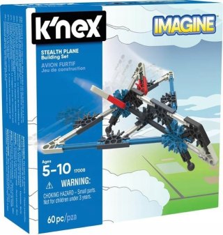 Samolot Stealth klocki konstrukcyjne K'nex Imagine