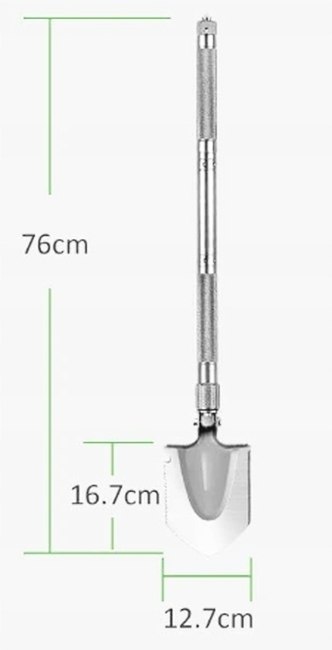 Saperka przetrwania survivalowa zestaw przetrwania
