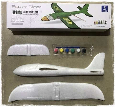 Szybowiec DIY Glider do ręcznego malowania