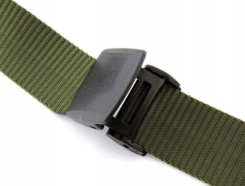 Taktyczny pasek do spodni khaki zielony uniwersalny survivalowy