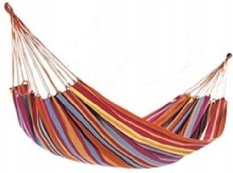 WIELKI HAMAK OGRODOWY DWUOSOBOWY MOCNY 150x190cm