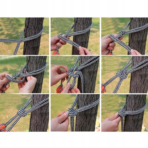 WIELKI HAMAK OGRODOWY DWUOSOBOWY MOCNY 150x190cm