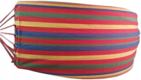 WIELKI HAMAK OGRODOWY DWUOSOBOWY MOCNY 150x190cm