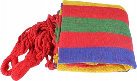 WIELKI HAMAK OGRODOWY DWUOSOBOWY MOCNY 150x190cm