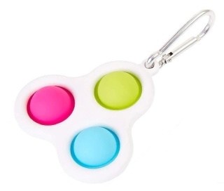 Brelok antystresowy Simple Dimple Push Pop trójkąt