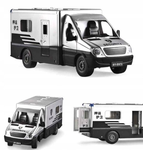 Furgonetka zdalnie sterowana samochód transportowy