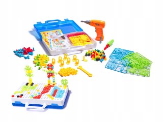 Wkrętarka Puzzle Klocki w walizce 4w1 237el.