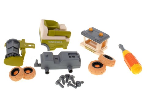 Gospodarstwo rolne farma traktor maszyny rolnicze zwierzęta zagroda konie + narzędzia wkrętarka