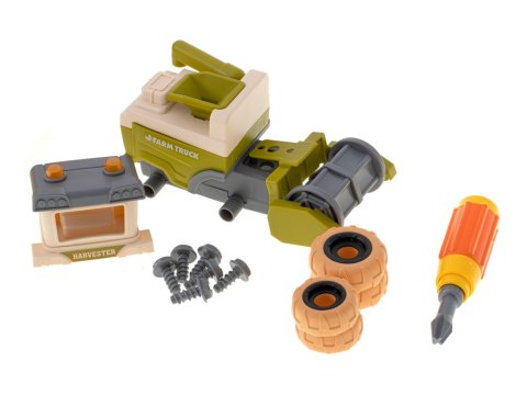 Gospodarstwo rolne farma traktor maszyny rolnicze zwierzęta zagroda konie + narzędzia wkrętarka