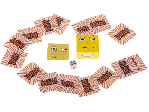 Klocki kreatywne wyzwania gra zmieniające twarz emocje w puszce