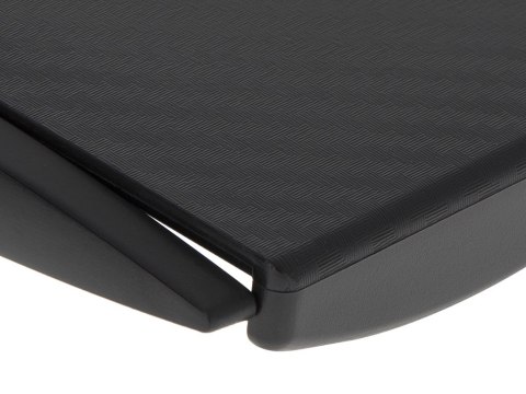 Półka na dekoder nakładana na monitor organizer uchwyt regulowany na ekran TV laptopa czarny 2kg