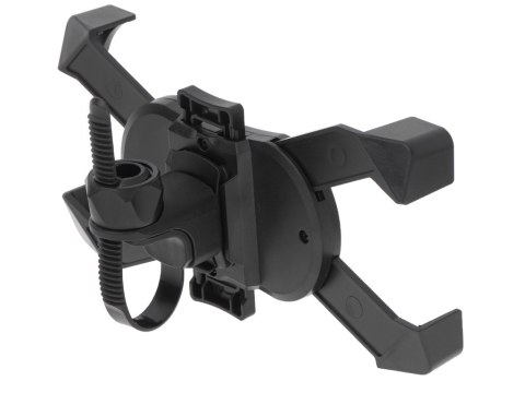 Uchwyt rowerowy motycyklowy na telefon czarny