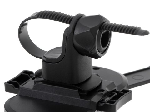 Uchwyt rowerowy motycyklowy na telefon czarny