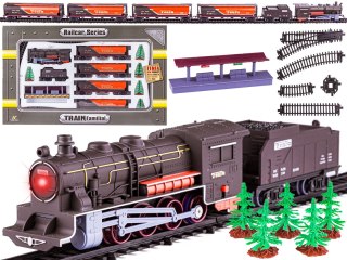 Kolejka Fenfa - Parowóz + Cysterny Tory Lokomotywa