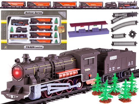 Kolejka Fenfa - Parowóz + Cysterny Tory Lokomotywa