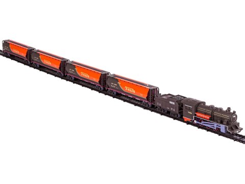 Kolejka Fenfa - Parowóz + Cysterny Tory Lokomotywa